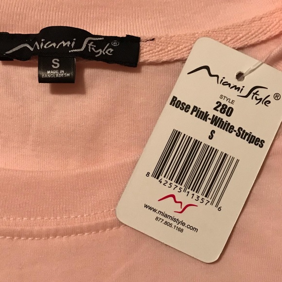 🌺 NWT MIAMI STYLE BASEBALL JERSEY - Picture 4 of 5